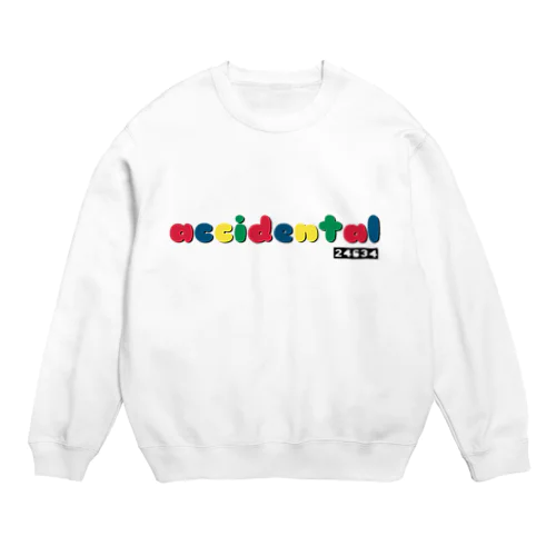 アクシデンタル Crew Neck Sweatshirt