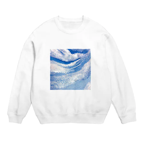 雲流 / Flowing clouds Crew Neck Sweatshirt