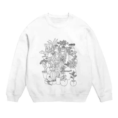 植物たち Crew Neck Sweatshirt