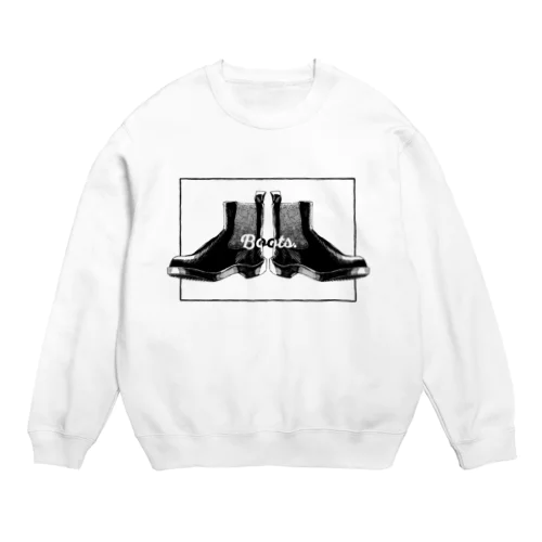 Boots02 Crew Neck Sweatshirt