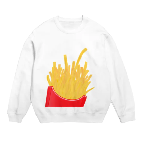 無性に食べたくなる　フライドポテト Crew Neck Sweatshirt