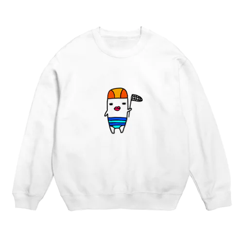 夏にひたる奴 Crew Neck Sweatshirt