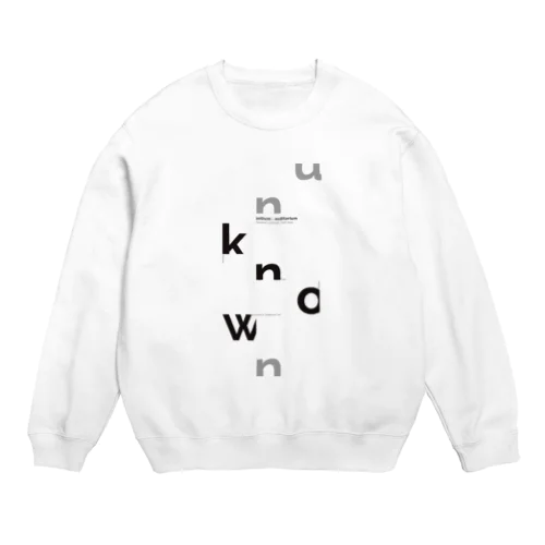 initium ; auditorium フライヤーデザイン Crew Neck Sweatshirt