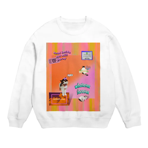 vintage vaporwave #02 Crew Neck Sweatshirt