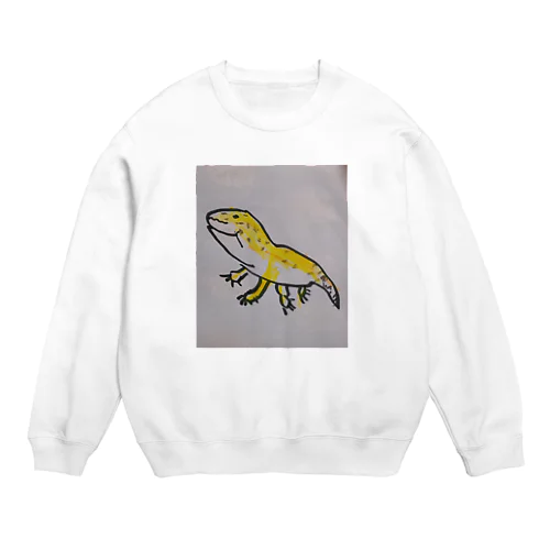 レオパードゲッコウのレオくん Crew Neck Sweatshirt