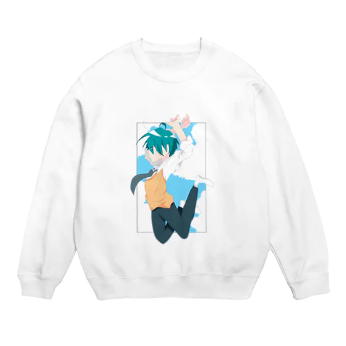 青空へジャンプ！ Crew Neck Sweatshirt