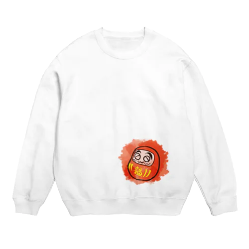 ニコニコのダルマちゃん Crew Neck Sweatshirt