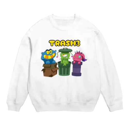 TRASH3 Crew Neck Sweatshirt