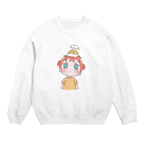 ひよこうまれた Crew Neck Sweatshirt