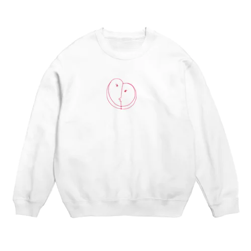 君とぼく　you &me Crew Neck Sweatshirt