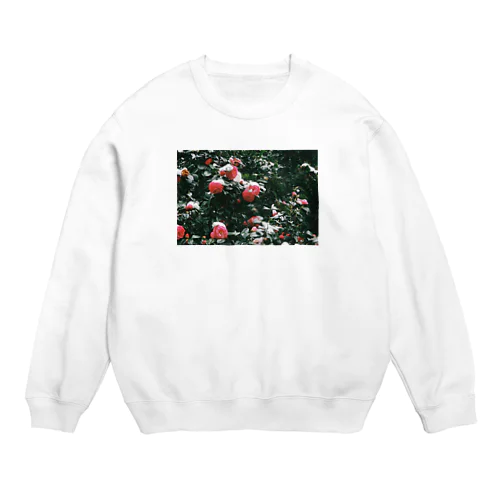 Camellia snow factory Crew Neck Sweatshirt