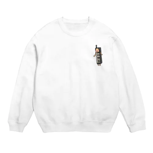 鍵ハモさん Crew Neck Sweatshirt