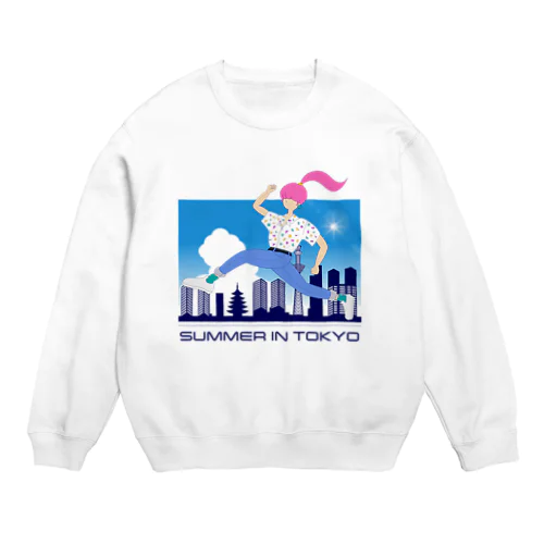 SUMMER IN TOKYO Crew Neck Sweatshirt