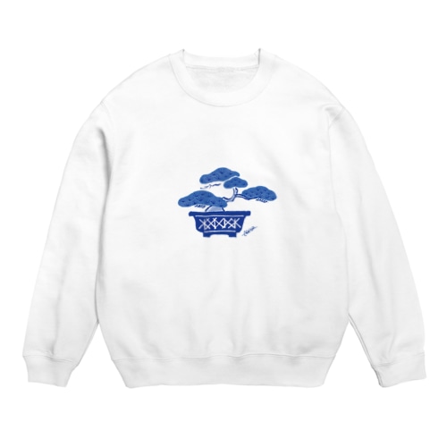松の盆栽 Crew Neck Sweatshirt