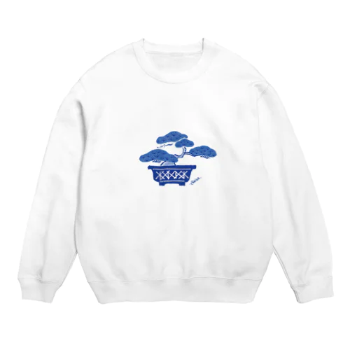 松の盆栽 Crew Neck Sweatshirt