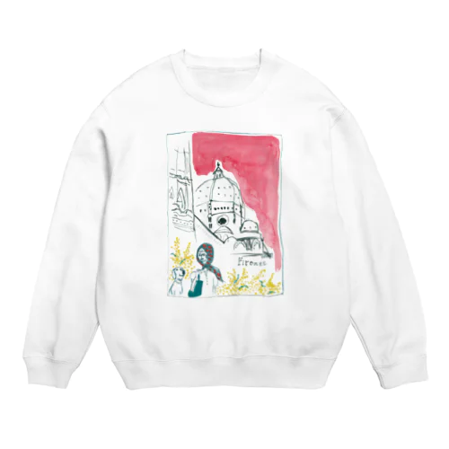 アモーレ＊フィレンツェ Crew Neck Sweatshirt