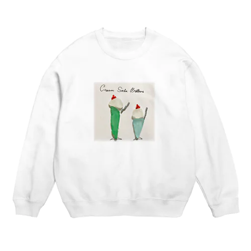 クリームソーダブラザーズ Crew Neck Sweatshirt