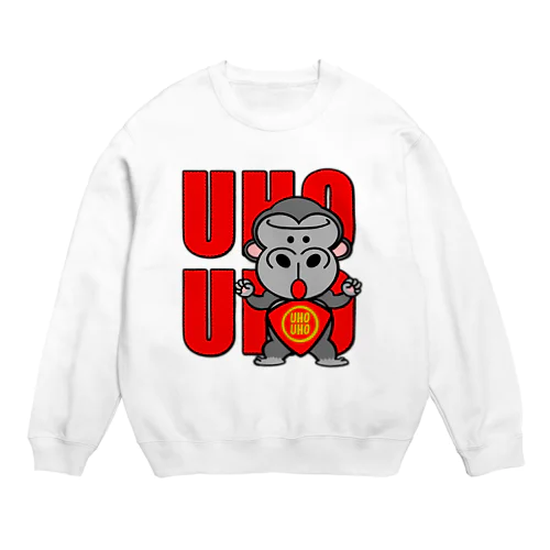 newウホウホゴリラ　金太郎 Crew Neck Sweatshirt