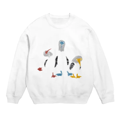 アカアシカツオドリアオアシカツオドリキアシカツオドリ Crew Neck Sweatshirt