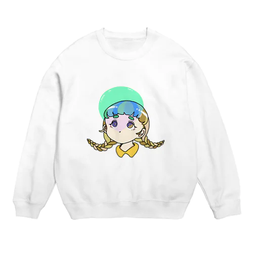 ふ〜せんがむ子 Crew Neck Sweatshirt