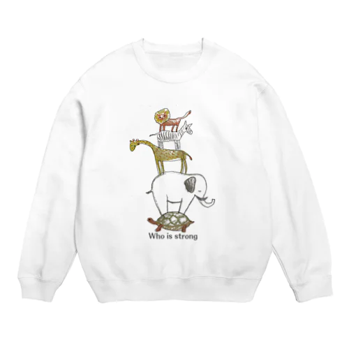 Who is strong Crew Neck Sweatshirt