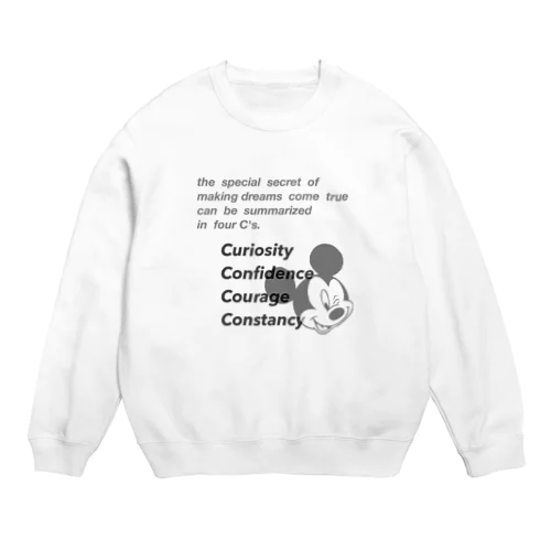 夢を叶える Crew Neck Sweatshirt