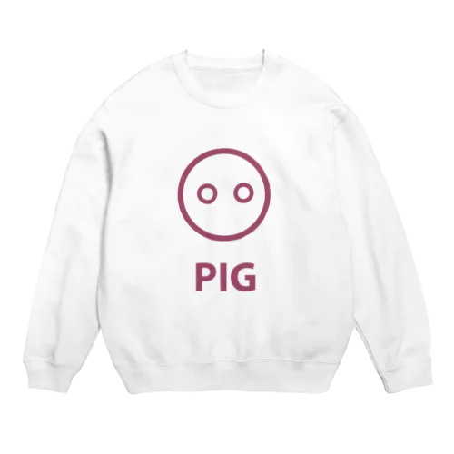 pig Crew Neck Sweatshirt