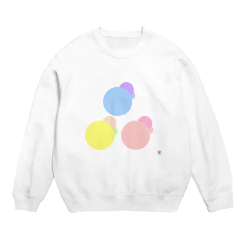 Pastel color dots 3 スウェット