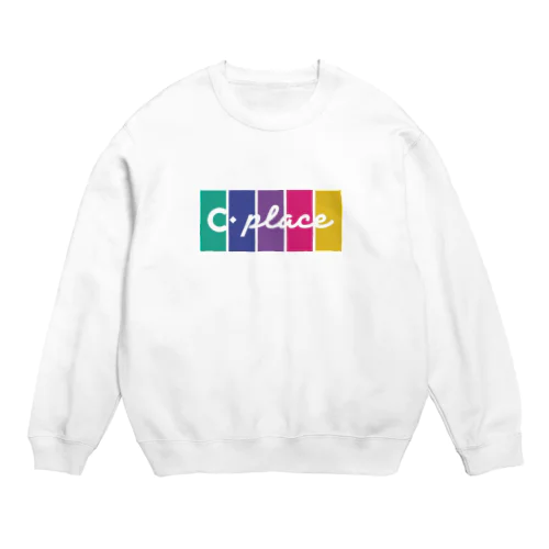 C-place ロゴ Crew Neck Sweatshirt