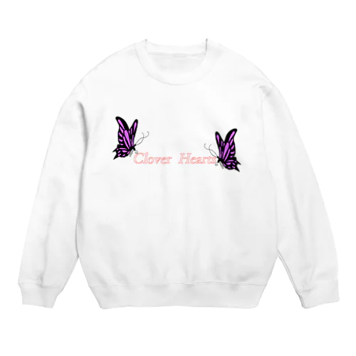 Clover Hearts『幸せな心に蝶を』 Crew Neck Sweatshirt