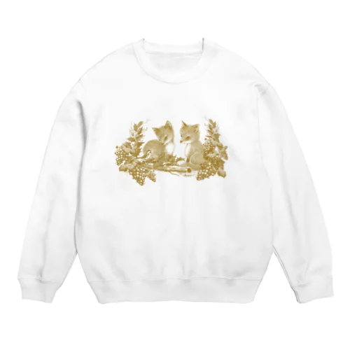 きつねのやくそく Crew Neck Sweatshirt