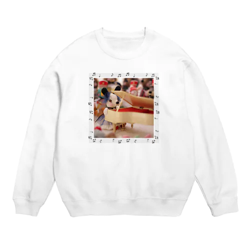 プリックル楽団【ピアノ】 Crew Neck Sweatshirt