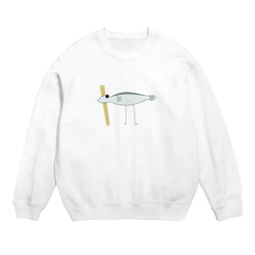 ししゃも Crew Neck Sweatshirt