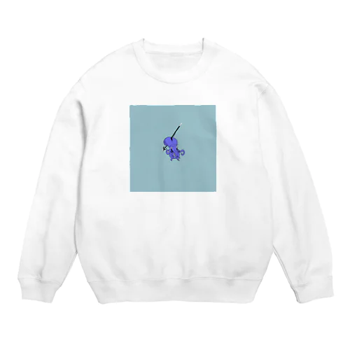 可哀想なたこちゃん Crew Neck Sweatshirt