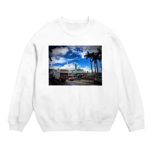 香港の景色 Crew Neck Sweatshirt