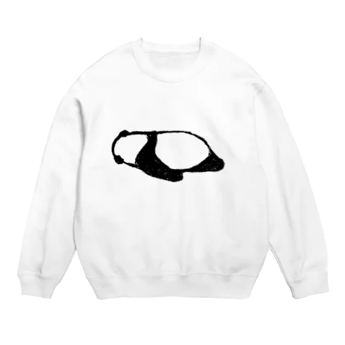 赤ちゃんパンダ　横 Crew Neck Sweatshirt