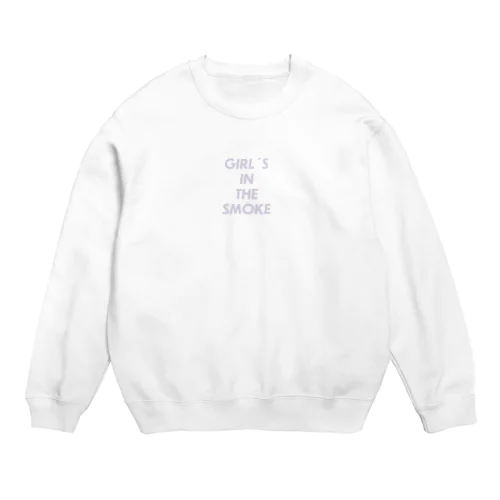 GIRL'S IN THE SMOKEロゴアイテム Crew Neck Sweatshirt