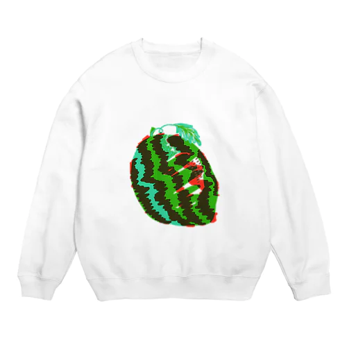 スイカ Crew Neck Sweatshirt