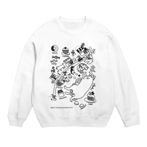 sweets town Crew Neck Sweatshirt