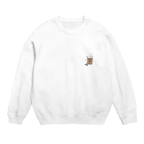 かふぇこさん Crew Neck Sweatshirt