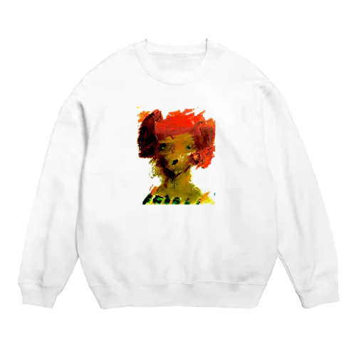 萌える木子ちゃん Crew Neck Sweatshirt