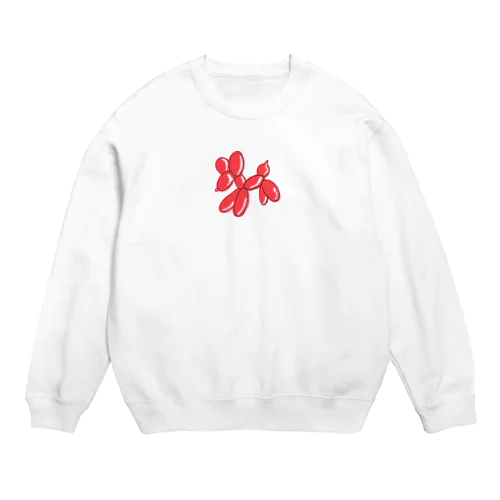 ばるーんあにまる Crew Neck Sweatshirt