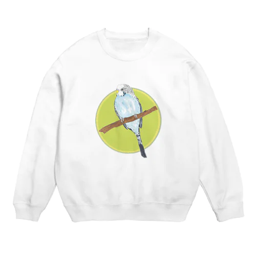 ふわふわ オウム Crew Neck Sweatshirt