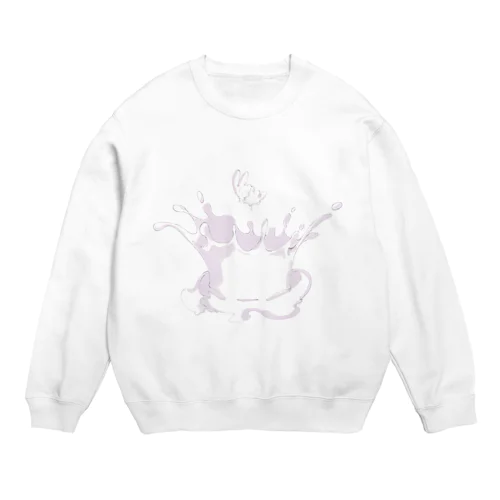 ミルククラウンバニー Crew Neck Sweatshirt