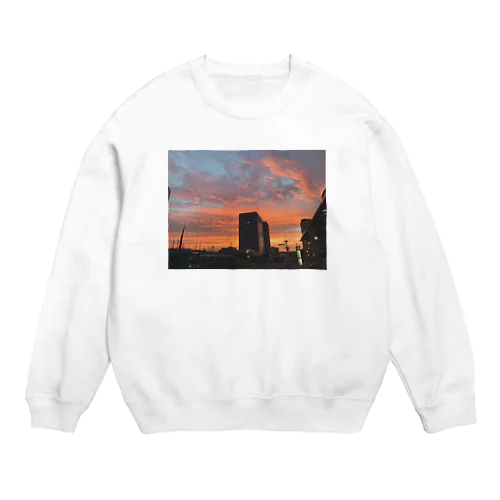 Kaihin Makuhari Sunset 海浜幕張サンセット Crew Neck Sweatshirt