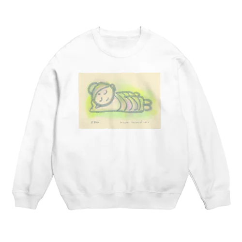 ゆる仏画「涅槃仏」 Crew Neck Sweatshirt