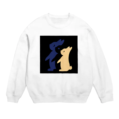 ぴょんうさぎ Crew Neck Sweatshirt