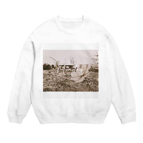 月曜日のコスモス Crew Neck Sweatshirt