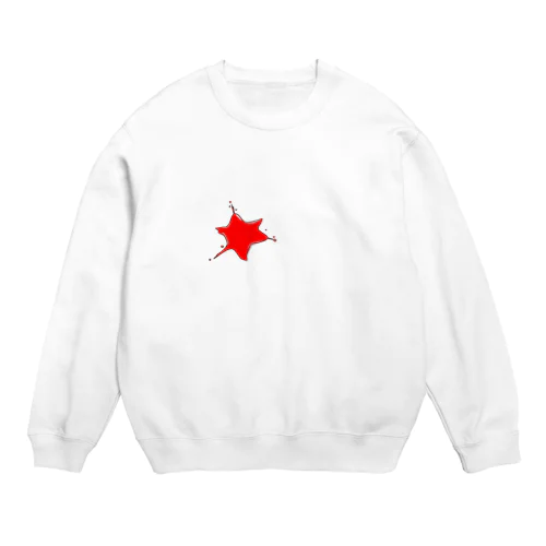 ケチャップが飛んでも服の柄だとごまかせる服 Crew Neck Sweatshirt