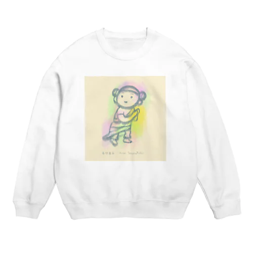 ゆる仏画「善財童子」 Crew Neck Sweatshirt